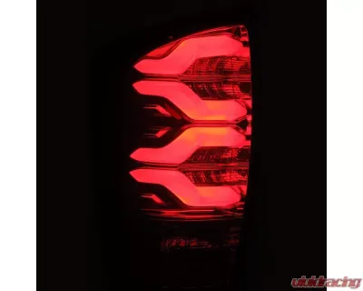 AlphaRex PRO-Series LED Taillights Red Smoke Toyota Tacoma 2006-2022 CLEARANCE - 680020