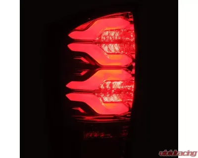 AlphaRex PRO-Series LED Taillights Red Smoke Toyota Tacoma 2006-2022 CLEARANCE - 680020