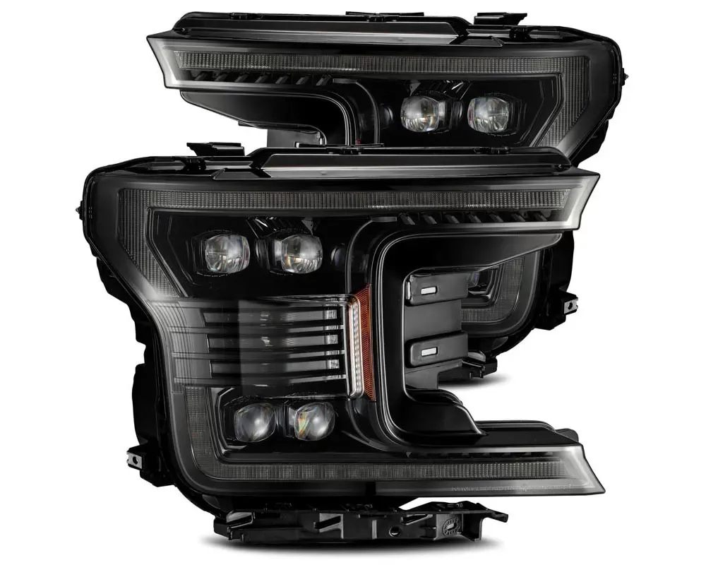 AlphaRex NOVA-Series LED Projector Headlights Alpha-Black Ford F-150 2018-2020 - 880165