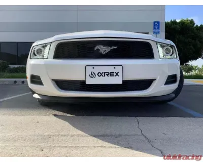 AlphaRex USA PRO-Series Halogen Projector Headlights Black for Ford Mustang 2010-2014 - 880110