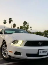 AlphaRex USA PRO-Series Halogen Projector Headlights Black for Ford Mustang 2010-2014                                     - 880110 - Image 13