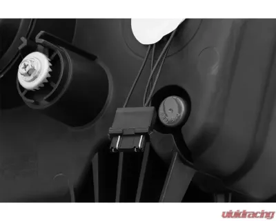 AlphaRex USA PRO-Series Halogen Projector Headlights Black for Ford Mustang 2010-2014 - 880110