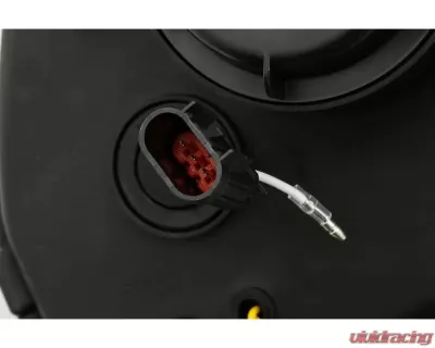 AlphaRex USA PRO-Series Halogen Projector Headlights Black for Ford Mustang 2010-2014 - 880110