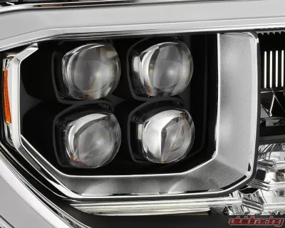 AlphaRex USA NOVA-Series LED Projector Headlights Black for Toyota Tundra 2014-2021 - 880730