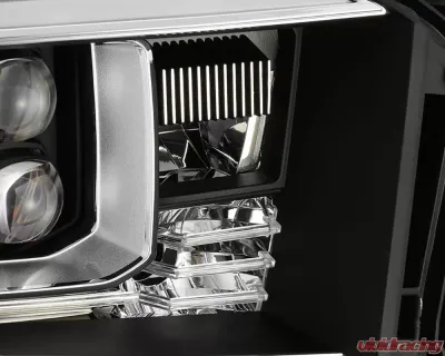 AlphaRex USA NOVA-Series LED Projector Headlights Black for Toyota Tundra 2014-2021 - 880730