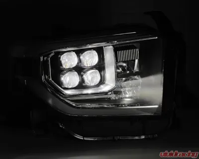 AlphaRex USA NOVA-Series LED Projector Headlights Black for Toyota Tundra 2014-2021 - 880730