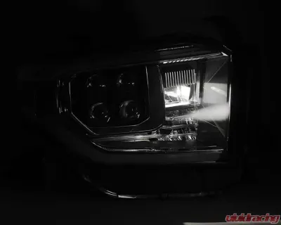 AlphaRex USA NOVA-Series LED Projector Headlights Black for Toyota Tundra 2014-2021 - 880730
