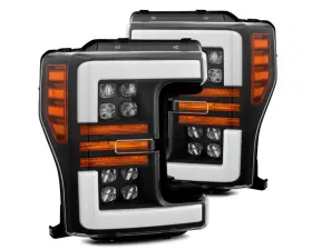 NOVA-Series LED Projector Headlights Black Ford F-250 | F-350 | F-450 | F-550 2017-2019 AlphaRex USA