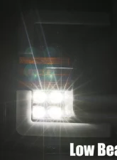 NOVA-Series LED Projector Headlights Black Ford F-250 | F-350 | F-450 | F-550 2017-2019 AlphaRex USA                                     - 880102 - Image 6