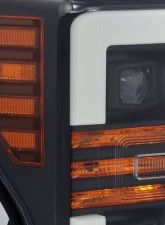 AlphaRex USA PRO-Series Halogen Projector Headlights Black for Ford Super Duty 2017-2019                                     - 880106 - Image 2