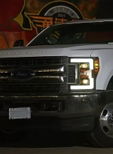 AlphaRex USA PRO-Series Halogen Projector Headlights Black for Ford Super Duty 2017-2019                                     - 880106 - Image 8