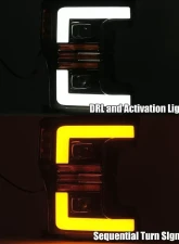 AlphaRex USA PRO-Series Halogen Projector Headlights Chrome for 2017-2019 Ford Super Duty                                     - 8801071 - Image 4