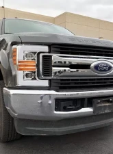 AlphaRex USA PRO-Series Halogen Projector Headlights Chrome for 2017-2019 Ford Super Duty                                     - 8801071 - Image 7