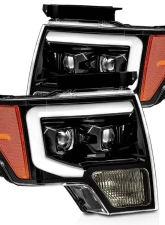 PRO-Series Halogen Projector Headlights Jet Black Ford F-150 2009-2014 AlphaRex USA                                     - 880116 - Image 6