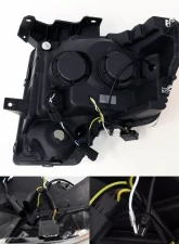 PRO-Series Halogen Projector Headlights Jet Black Ford F-150 2009-2014 AlphaRex USA                                     - 880116 - Image 2