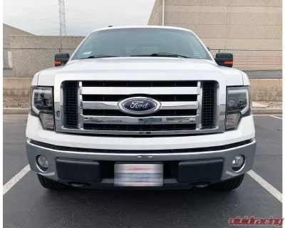 PRO-Series Halogen Projector Headlights Jet Black Ford F-150 2009-2014 AlphaRex USA - 880116