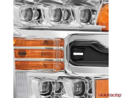 AlphaRex USA NOVA-Series LED Projector Headlights Chrome for Ford F-150 2015-2017, Raptor 2017-2020 - 880151