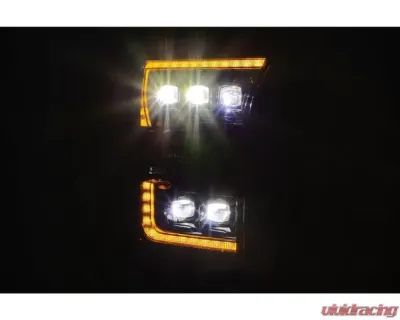 AlphaRex USA NOVA-Series LED Projector Headlights Chrome for Ford F-150 2015-2017, Raptor 2017-2020 - 880151