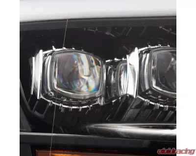 NOVA-Series Led Projector Headlights Jet Black Ford F-150 2018-2020 Alpharex - 880180