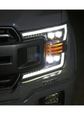 NOVA-Series Led Projector Headlights Jet Black Ford F-150 2018-2020 Alpharex                                     - 880180 - Image 6