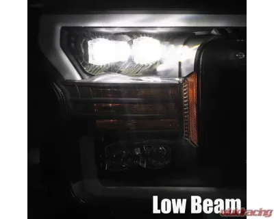NOVA-Series Led Projector Headlights Jet Black Ford F-150 2018-2020 Alpharex - 880180
