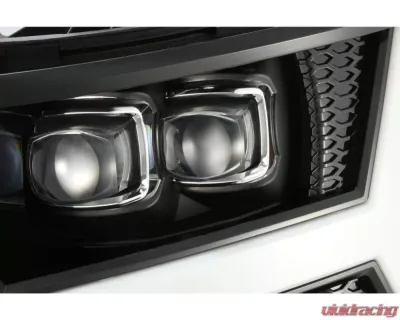 NOVA-Series Headlights (Jet Black) AlphaRex USA - 880208