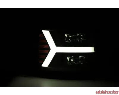 NOVA-Series Headlights (Jet Black) AlphaRex USA - 880208