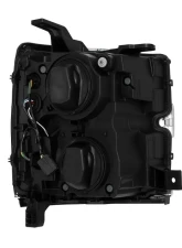 NOVA-Series LED Projector Headlights Jet Black w/ Black Grill Insert Chevrolet Silverado 2500 | 3500 2015-2019 AlphaRex USA                                     - 880217 - Image 7