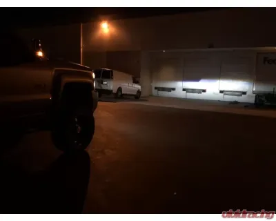 NOVA-Series LED Projector Headlights Black w/ Chrome Grill Insert Chevrolet Silverado 2500 | 3500 2015-2019 AlphaRex USA - 880218