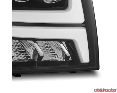 NOVA-Series Jet Black LED Projector Headlights Chevrolet Tahoe 2007-2013 AlphaRex USA - 880287