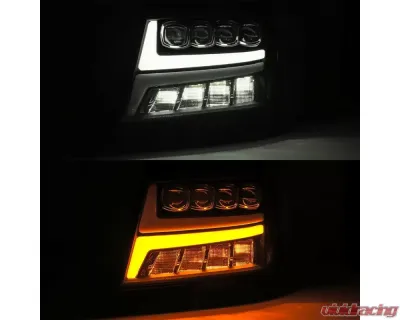 NOVA-Series Jet Black LED Projector Headlights Chevrolet Tahoe 2007-2013 AlphaRex USA - 880287