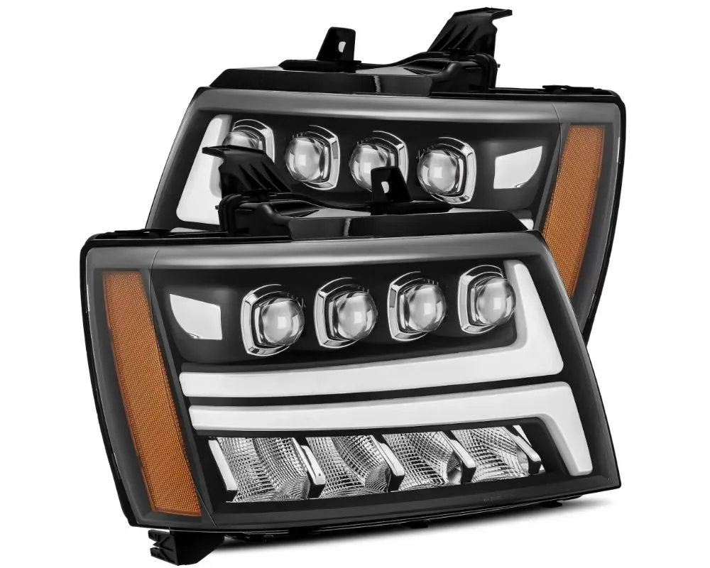 NOVA-Series LED Projector Headlights Black Chevrolet Tahoe 2007-2013 AlphaRex USA - 880288