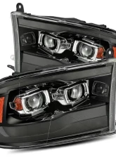 AlphaRex PRO-Series Halogen Projector Headlights Jet Black Ram 1500 | 2500 | 3500 2009-2018                                     - 880593 - Image 7