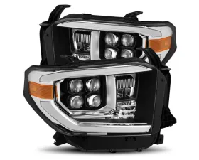 NOVA-Series LED Projector Headlights Black Toyota Tundra 2014-2021 AlphaRex USA