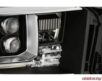 NOVA-Series LED Projector Headlights Black Toyota Tundra 2014-2021 AlphaRex USA - 880773