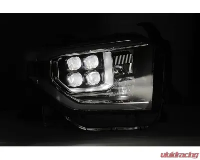 NOVA-Series LED Projector Headlights Black Toyota Tundra 2014-2021 AlphaRex USA - 880773