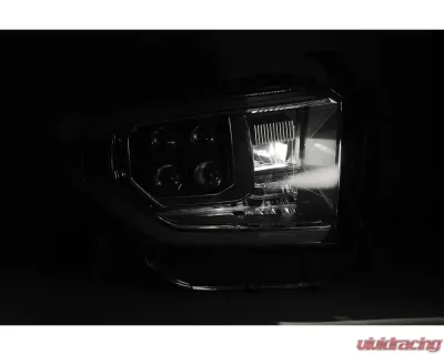 NOVA-Series LED Projector Headlights Black Toyota Tundra 2014-2021 AlphaRex USA - 880773