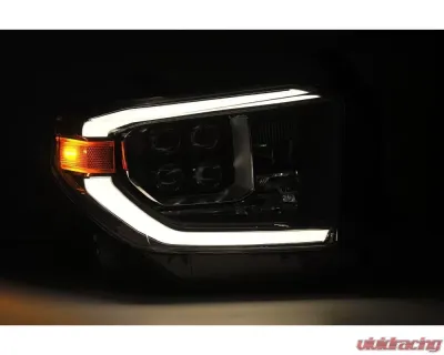 NOVA-Series LED Projector Headlights Black Toyota Tundra 2014-2021 AlphaRex USA - 880773