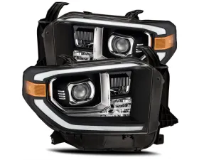 LUXX-Series LED Projector Headlights Black Toyota Tundra 2014-2021 AlphaRex USA