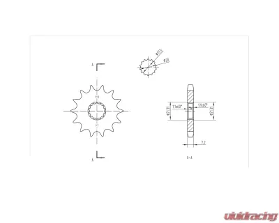 Bikemaster Front Sprocket 428 14t Suzuki - 130 558 14