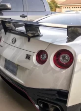 N-Tune Rear Wing Carbon Fiber Nissan GTR R35 2009-2021                                     - N100-1004 - Image 2