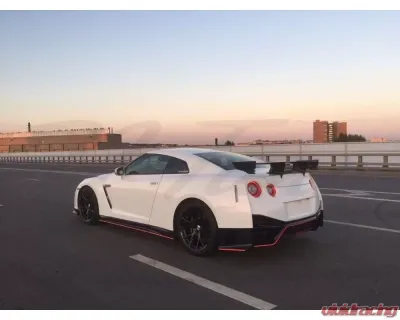 N-Tune Side Skirts Gloss Nissan Carbon Fiber GTR R35 2009-2021 - N100-1002