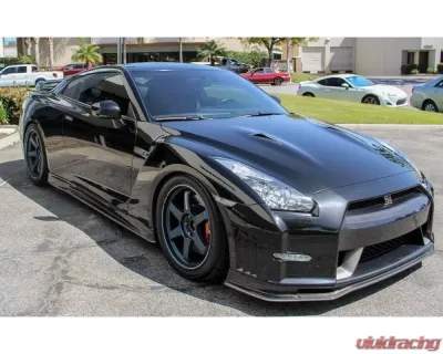 N-Tune Side Skirts Gloss Nissan Carbon Fiber GTR R35 2009-2021 - N100-1002