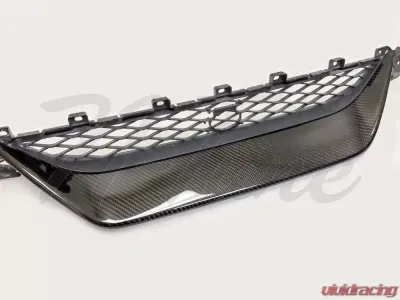 N-Tune Front Bumper Grille Insert Carbon Fiber Gloss Nissan GTR R35 2017+ - N100-4000