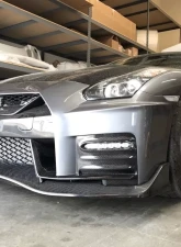 N-Tune Front Bumper Grille Insert Carbon Fiber Gloss Nissan GTR R35 2017+                                     - N100-4000 - Image 6