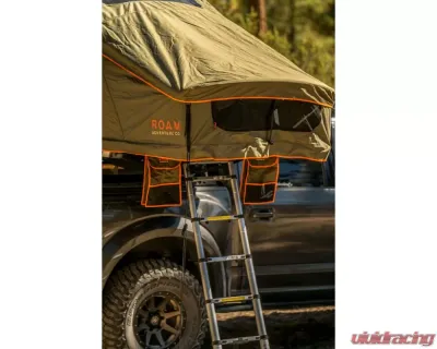 ROAM Adventure Co Vagabond Standard Forest Green/Hyper Orange Rooftop Tent - ROAM-RTT-VB-FO-NA