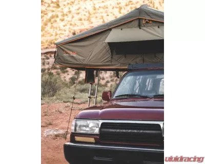 ROAM Adventure Co Vagabond Standard Forest Green/Hyper Orange Rooftop Tent - ROAM-RTT-VB-FO-NA