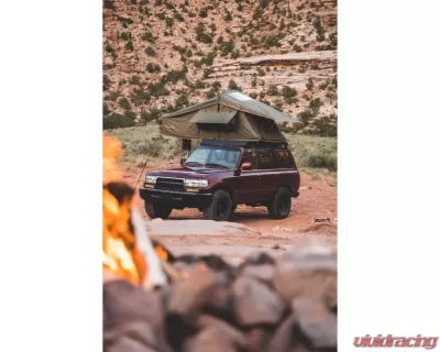 ROAM Adventure Co Vagabond Standard Forest Green/Hyper Orange Rooftop Tent - ROAM-RTT-VB-FO-NA