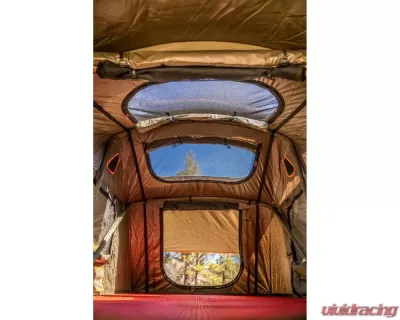 ROAM Adventure Co Vagabond Standard Forest Green/Hyper Orange Rooftop Tent - ROAM-RTT-VB-FO-NA