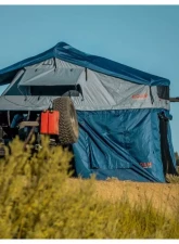 ROAM Adventure Co Vagabond XL Slate Grey/Navy Blue Rooftop Tent with Annex                                     - ROAM-RTT-VBXL-SN-WA - Image 14
